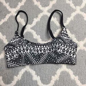 Small tribal bikini top